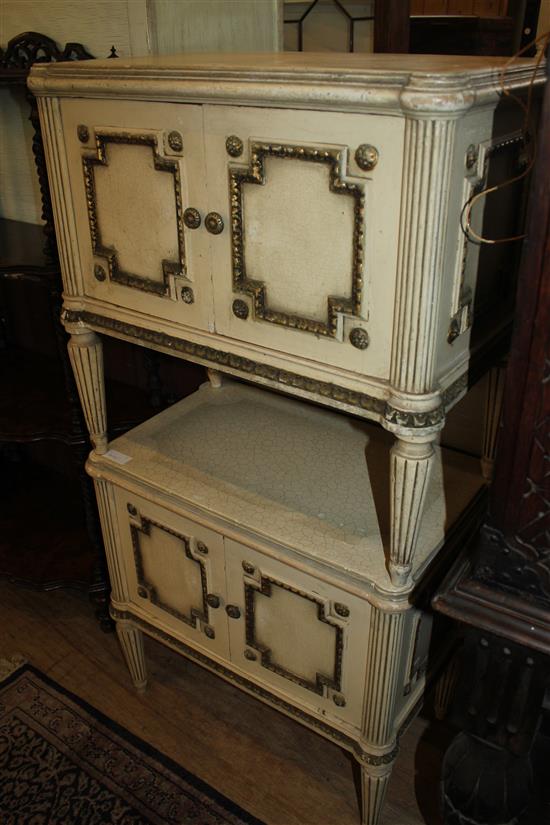 Pr Continental bedside cabinets